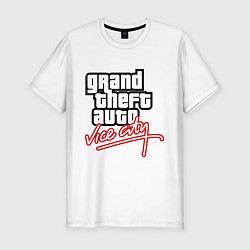 Футболка slim-fit GTA Vice City, цвет: белый