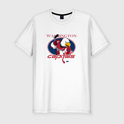 Футболка slim-fit Washington Capitals Hockey, цвет: белый