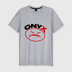 Футболка slim-fit Onyx, цвет: меланж