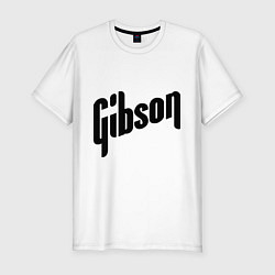 Футболка slim-fit Gibson, цвет: белый
