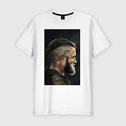 Футболка slim-fit Ragnar Lodbrock, цвет: белый