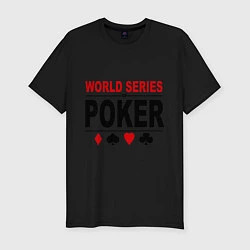 Футболка slim-fit World series of poker, цвет: черный