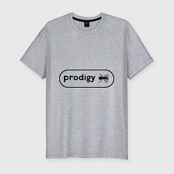Футболка slim-fit Prodigy лого с муравьем, цвет: меланж