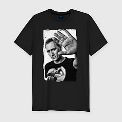 Футболка slim-fit Paul van Dyk: Retro style, цвет: черный