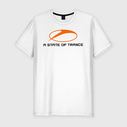 Футболка slim-fit A State of Trance, цвет: белый