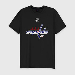 Футболка slim-fit Washington Capitals: Ovechkin 8, цвет: черный