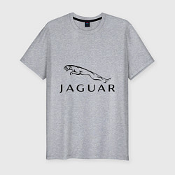 Футболка slim-fit Jaguar, цвет: меланж