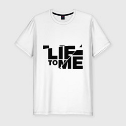 Футболка slim-fit Lie to me, цвет: белый