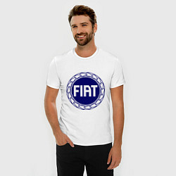 Футболка slim-fit Fiat, цвет: белый — фото 2