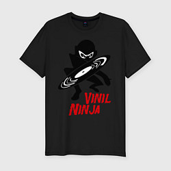 Футболка slim-fit Vinil Ninja, цвет: черный