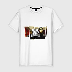 Футболка slim-fit GTA San Andreas, цвет: белый