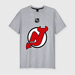 Футболка slim-fit New Jersey Devils: Kovalchuk 17, цвет: меланж
