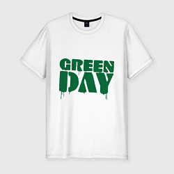 Футболка slim-fit Green Day, цвет: белый