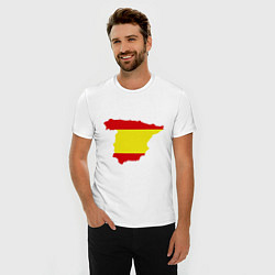 Футболка slim-fit Испания (Spain), цвет: белый — фото 2
