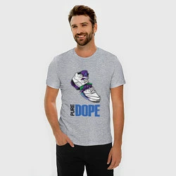 Футболка slim-fit Dope pure, цвет: меланж — фото 2