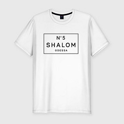 Футболка slim-fit SHALOM, цвет: белый