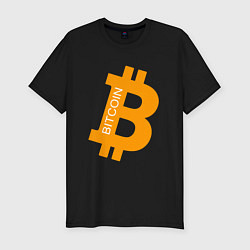 Футболка slim-fit Bitcoin Boss, цвет: черный