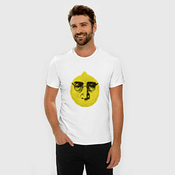 Футболка slim-fit John Lemon, цвет: белый — фото 2