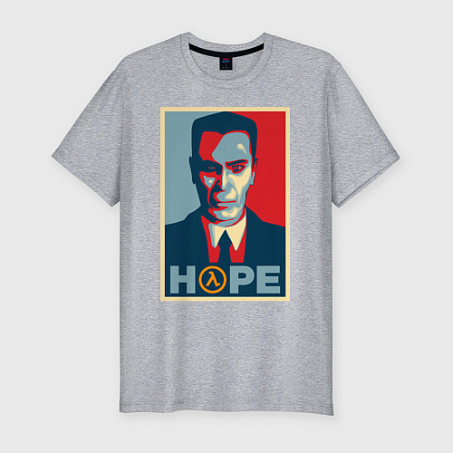 Мужская slim-футболка G-Man Hope / Меланж – фото 1
