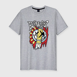 Футболка slim-fit Blink-182: Mixed Up, цвет: меланж