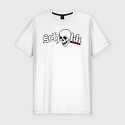 Футболка slim-fit Schokk, цвет: белый