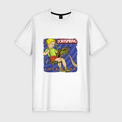 Футболка slim-fit The Offspring: Americana, цвет: белый