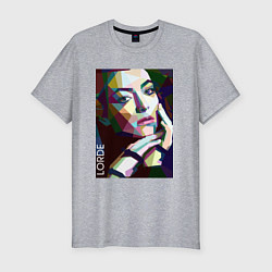 Футболка slim-fit Lorde Art, цвет: меланж