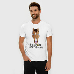 Футболка slim-fit BoJack Horseman, цвет: белый — фото 2