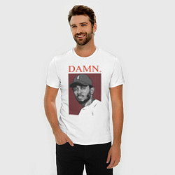 Футболка slim-fit Kendrick Lamar: DAMN, цвет: белый — фото 2