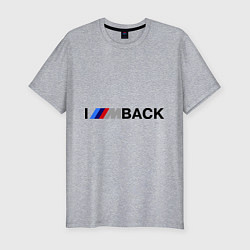 Футболка slim-fit Im back BMW, цвет: меланж