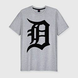 Футболка slim-fit Detroit Tigers, цвет: меланж