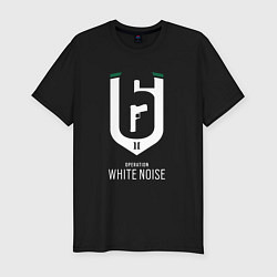 Футболка slim-fit Rainbow Six Siege: White Noise, цвет: черный