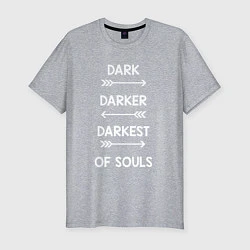 Футболка slim-fit Darkest of Souls, цвет: меланж