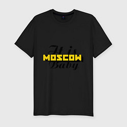 Футболка slim-fit It is Moscow, цвет: черный