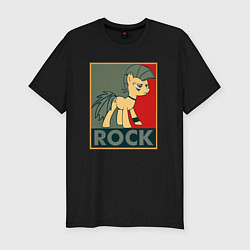 Футболка slim-fit Rock Pony, цвет: черный