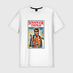 Футболка slim-fit Stranger Things, цвет: белый