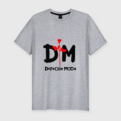 Футболка slim-fit Depeche Mode Rose, цвет: меланж