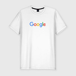 Мужская slim-футболка Google