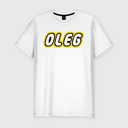 Футболка slim-fit Oleg, цвет: белый