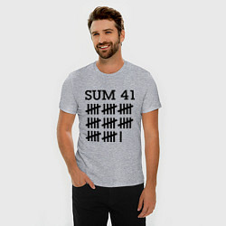 Футболка slim-fit Sum 41: Days, цвет: меланж — фото 2