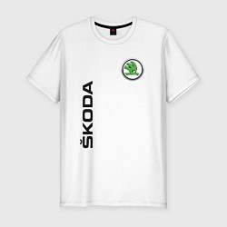 Футболка slim-fit Skoda Style, цвет: белый
