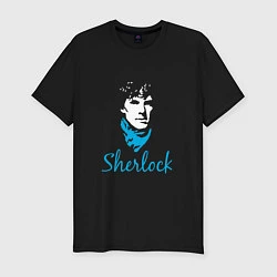 Футболка slim-fit Sherlock, цвет: черный