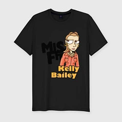 Футболка slim-fit Misfits: Kelly Bailey, цвет: черный