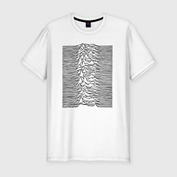 Футболка slim-fit Unknown Pleasures, цвет: белый