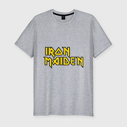 Футболка slim-fit Iron Maiden, цвет: меланж