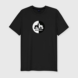 Футболка slim-fit Street Workout Инь Янь, цвет: черный