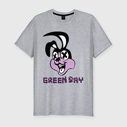 Футболка slim-fit Green Day: Rabbit, цвет: меланж
