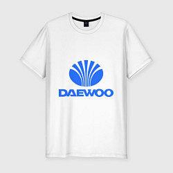 Мужская slim-футболка Logo daewoo