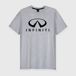 Футболка slim-fit Infiniti logo, цвет: меланж