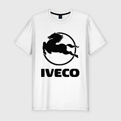 Футболка slim-fit Iveco, цвет: белый